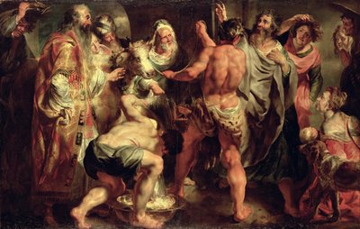 Die Apostel, St. Paulus und St. Barnabas in Lystra von Jacob Jordaens